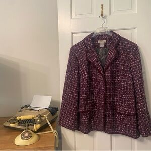Multicolor Women’s Tweed Blazer